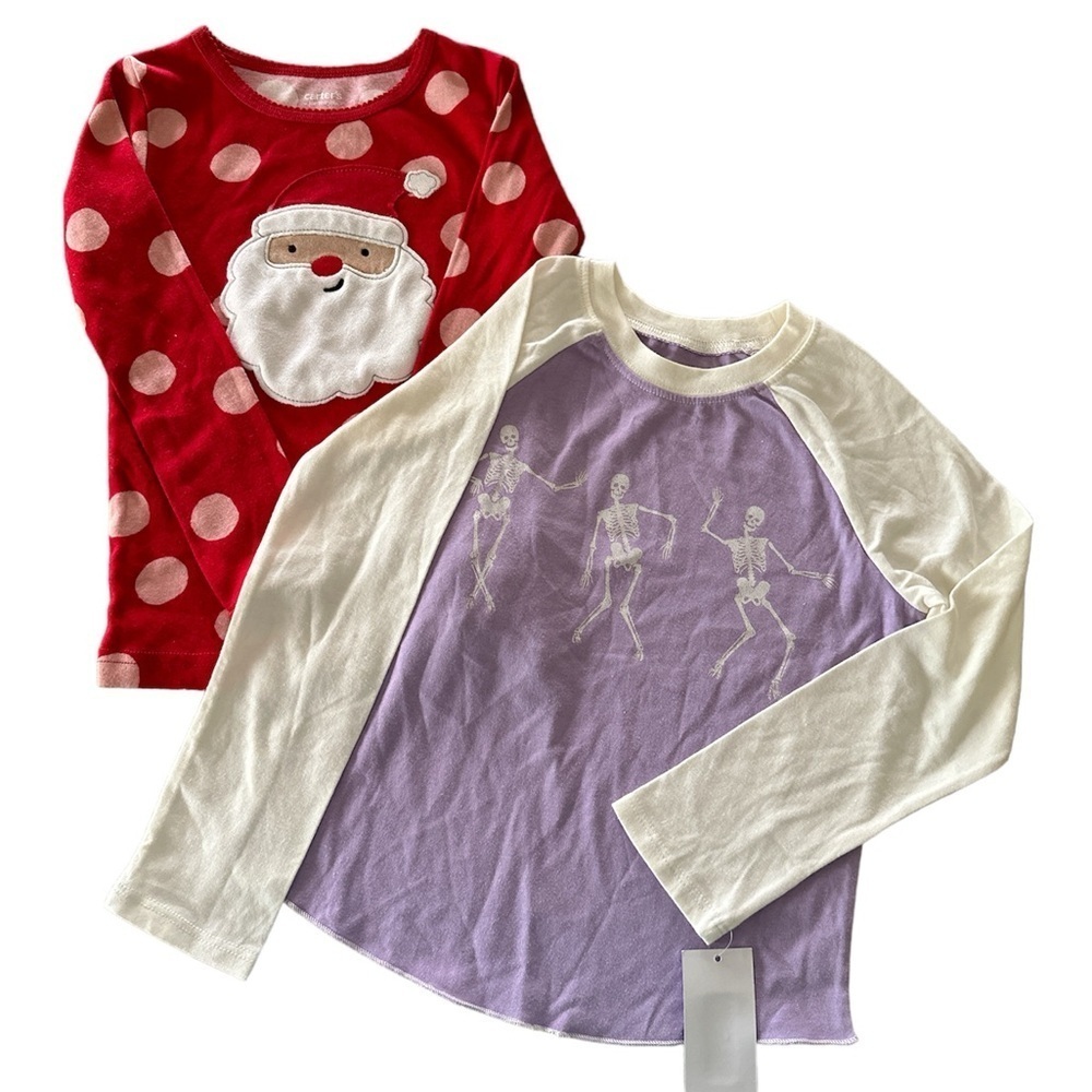 Carter & Target Girl’s Bundle Of Long Sleeves Size 5 Kids Top BNWT